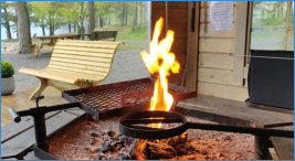 Alt klart for bålkos eller grilling